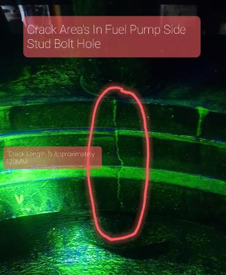 Crack Repair of MAN Main Engine | Cylinder Liner and Engine Block Stitching